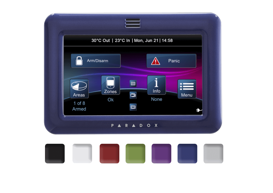 defend security group pardaox touchscreen alarms