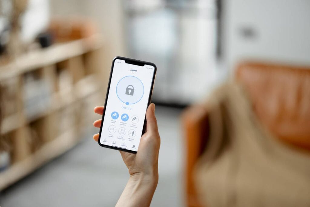 what role does smartphone connectivity play in home security systems