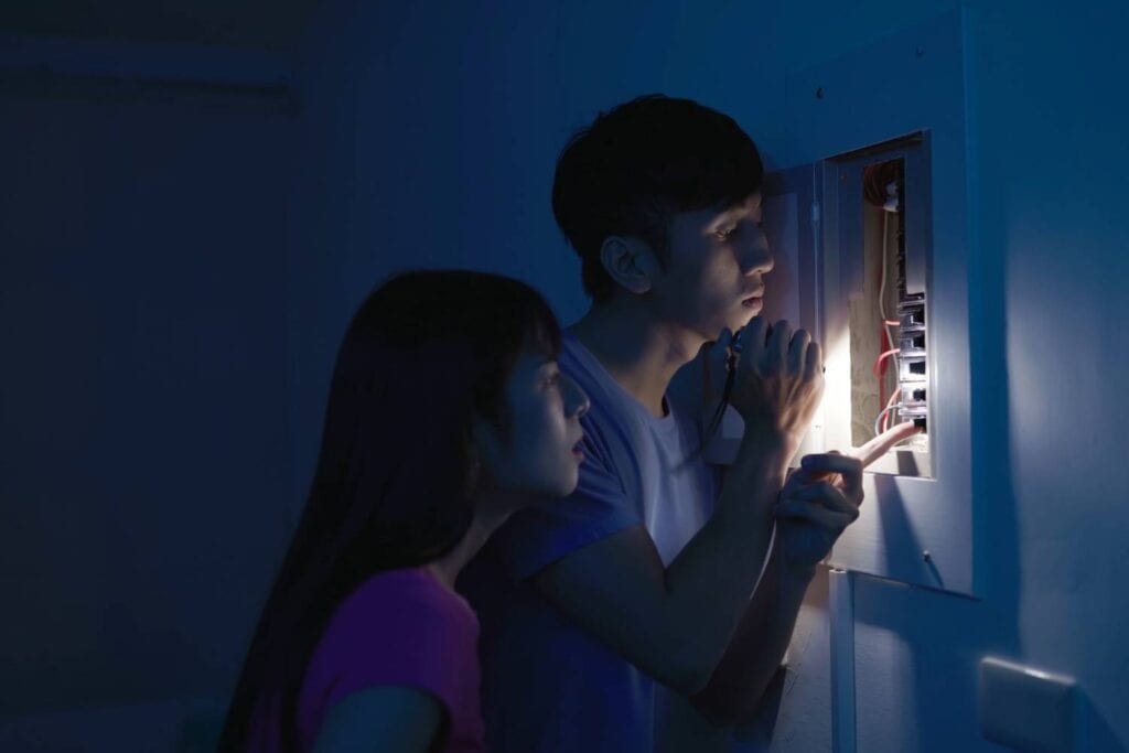 what should i do in case of a power outage or system malfunction
